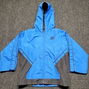 Nike Kids Blue Hooded Jacket 4t
